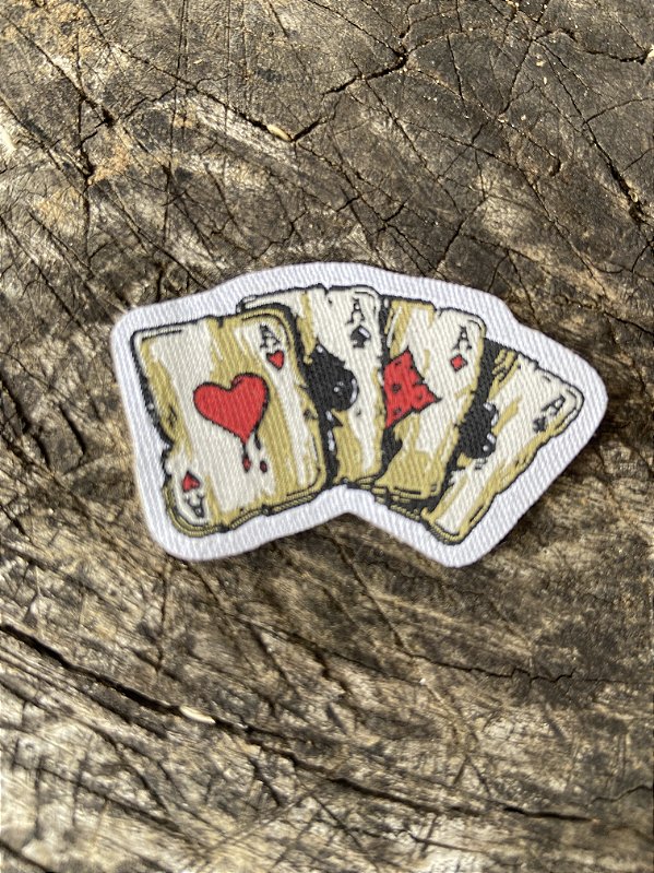 Adesivo para Chapéu Cartas Envelhecidas