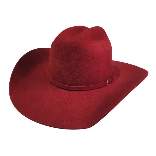 Chapéu Sibu Company Western Jeito de Cowboy Lã Bordô