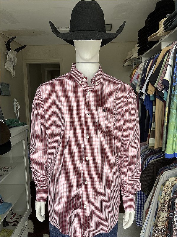 Camisa Bull Brand Xadrez Manga Longa