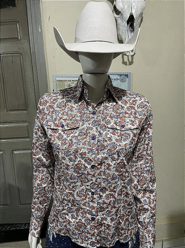 Camisete Red Western Estampada