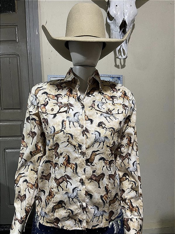 Camisete Red Western Estampada