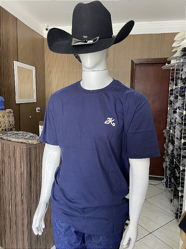 Camiseta 2K Jeans Estampada Azul Marinho