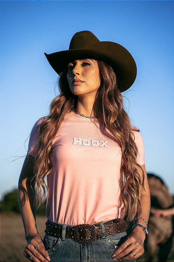 T-shirt Hoox Brand Rosa Bebê TS005