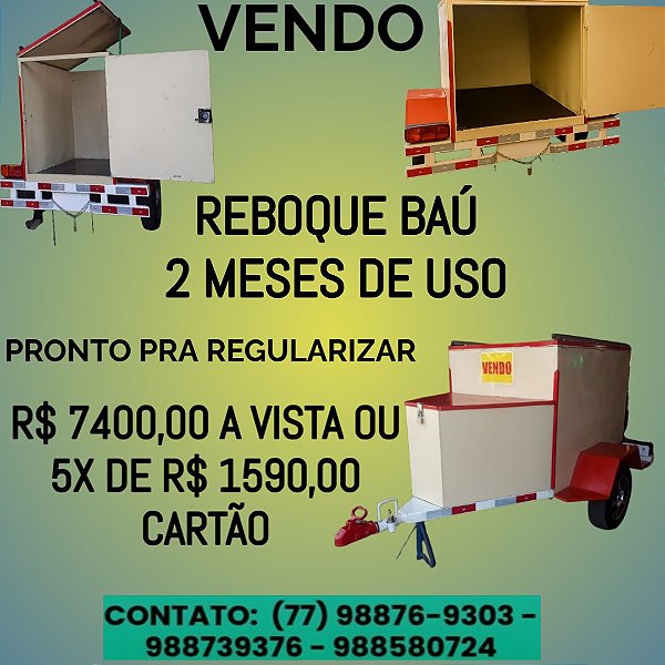 Reboque Baú Monoeixo - Versatilidade e Praticidade