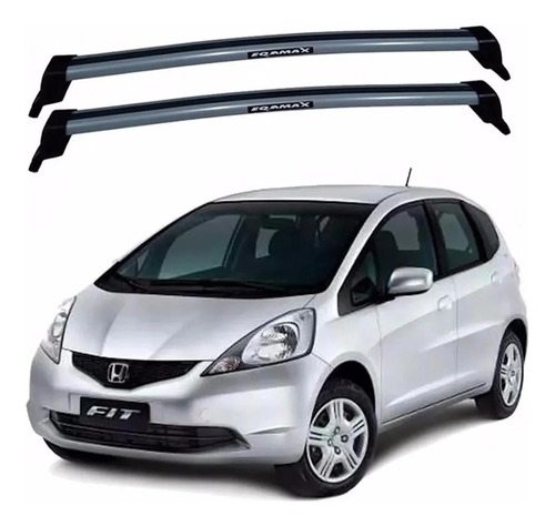RACK EQMAX NEW WAVE HONDA NEW FIT 2009 2010 2011 2012 2013 2014 - CINZA