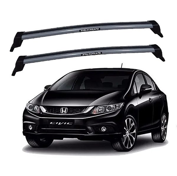 RACK EQMAX NEW WAVE HONDA CIVIC 2012 2013 2014 2015 2016 - CINZA