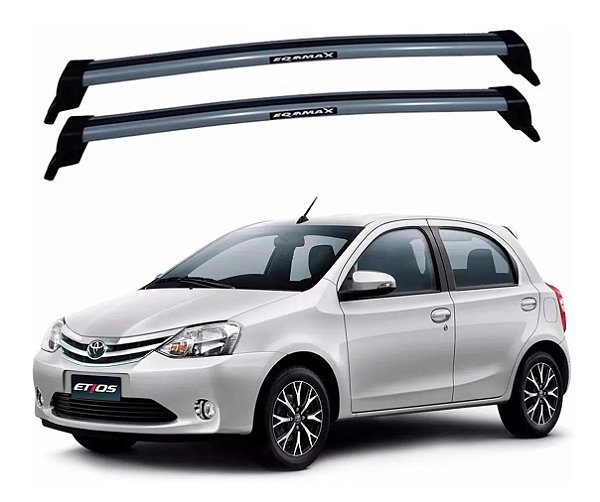 RACK EQMAX NEW WAVE TOYOTA ETIOS HATCH 2013 2014 2015 2016 2017 2018 2019 2020 2021 - CINZA