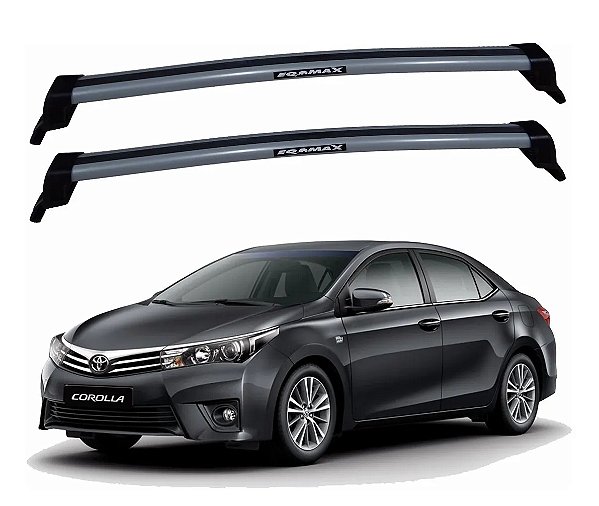 RACK EQMAX NEW WAVE TOYOTA COROLLA 2015 2016 2017 2018 2019 - CINZA