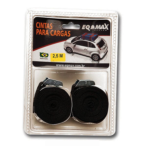 Cintas Eqmax Mordente - 2,50m C/ Blister (01 Par)