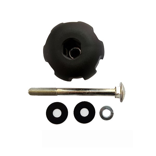 KIT PARAFUSO / BORBOLETA BIKE ENGATE B2X / B3X / C3X e EASY EQMAX - PRETO