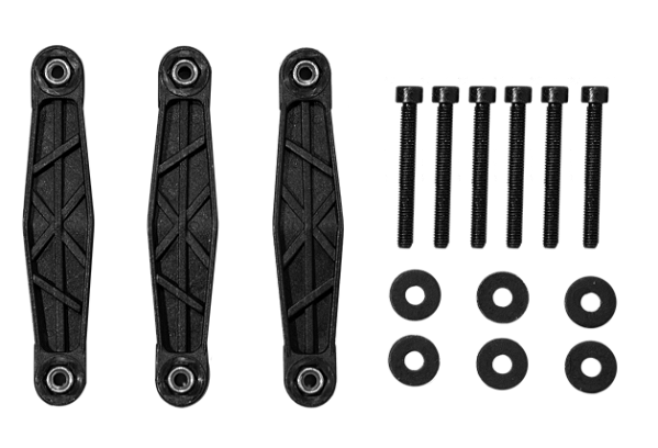Kit Fixação Velox Aço Eqmax Preto