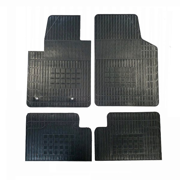 TAPETE BORRACHA SANDERO 2008 2009 2010 2011 2012 2013 - PRETO