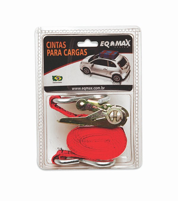 Cinta Eqmax Catraca 3,00m Com Blister (01 Peça)