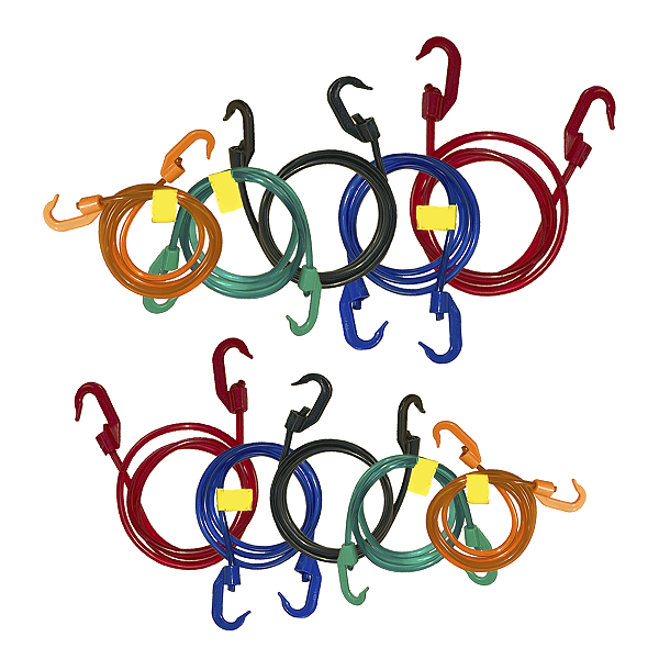 10 Elásticos Extensor Eqmax 1,00m Cores Sortidas