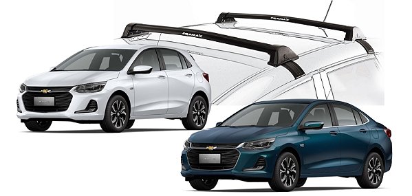 RACK EQMAX NEW WAVE GM ONIX HATCH // PLUS 2020 2021 2022 2023 2024 2025 - PRETO