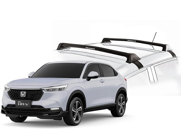 RACK EQMAX NEW WAVE HONDA HR-V 2022 2023 2024 2025 - PRETO