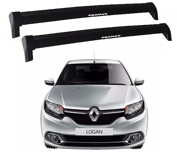 RACK EQMAX NEW WAVE RENAULT LOGAN 4P 2015 2016 2017 2018 2019 - PRETO