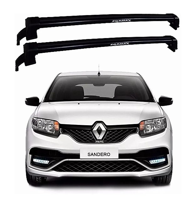 RACK EQMAX NEW WAVE RENAULT SANDERO 2015 2018 2017 2018 2019 - PRETO