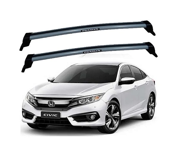RACK EQMAX NEW WAVE HONDA CIVIC 2017 2018 2019 2020 2021 2022 - CINZA