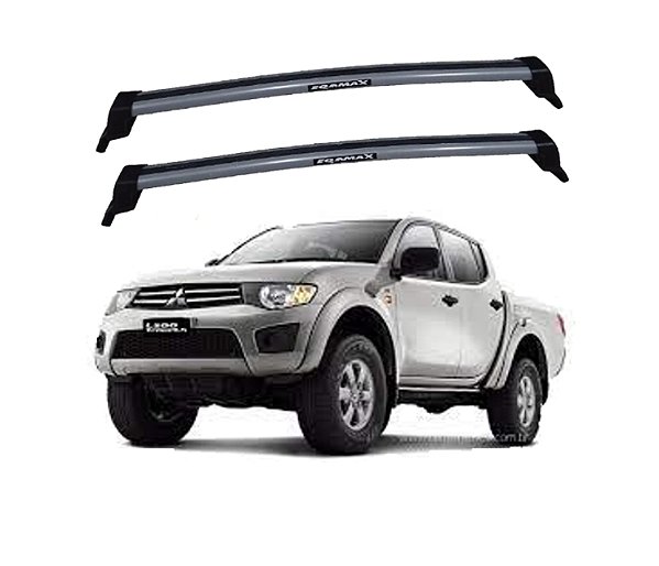 RACK EQMAX NEW WAVE MITSUBISHI L-200 OUTDOOR 2016 2017 2018 - CINZA