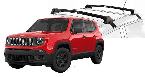 RACK EQMAX NEW WAVE JEEP RENEGADE 2016 2017 2018 2020 2021 2022 2023 2024 2025 - PRETO