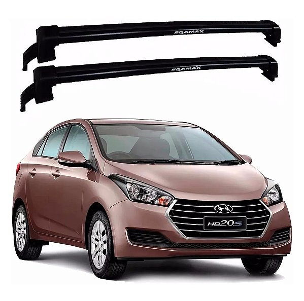 RACK EQMAX NEW WAVE HYUNDAI HB20 SEDAN 2015 2016 2017 2018 2019 - PRETO