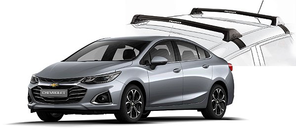 RACK EQMAX NEW WAVE GM CRUZE SEDAN 2017 2018 2019 2020 2021 2022 2023 2024 - PRETO