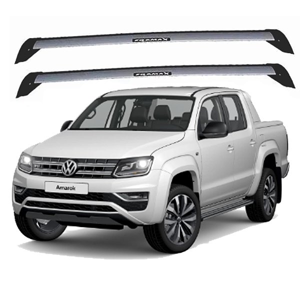 RACK EQMAX NEW WAVE VW AMAROK 2013 2014 2015 2016 2017 2018 2019 2020 2021 2022 2023 2024 2025 - CINZA
