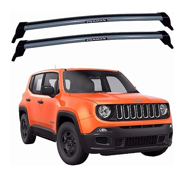RACK EQMAX NEW WAVE JEEP RENEGADE 2016 2017 2018 2020 2021 2022 2023 2024 2025 - CINZA