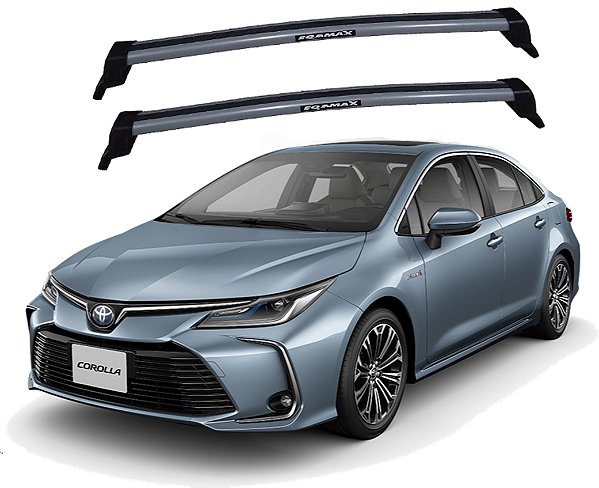 RACK EQMAX NEW WAVE TOYOTA COROLLA 2020 2021 2022 2023 2024 2025 - CINZA