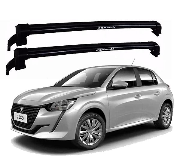 RACK EQMAX NEW WAVE PEUGEOT 208 - 2021 2022 2023 2024 2025 - CINZA