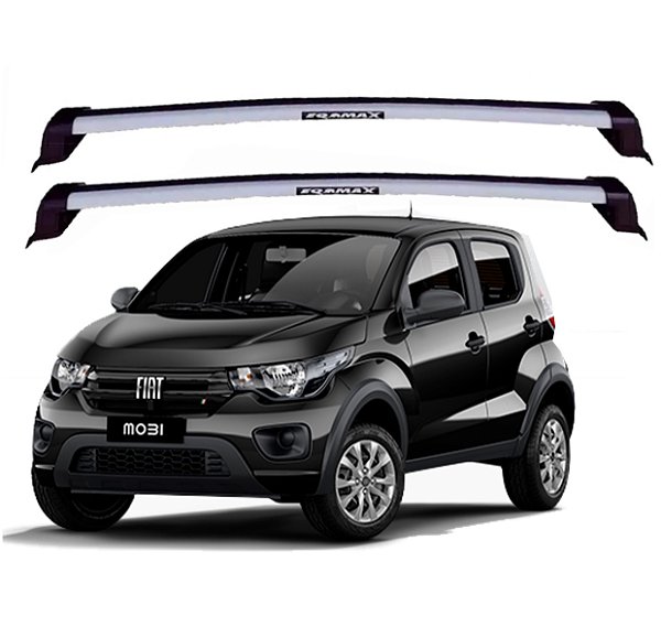 RACK EQMAX NEW WAVE FIAT MOBI 2016 2017 2018 2019 2020 2021 2022 2023 2024 2025 - CINZA