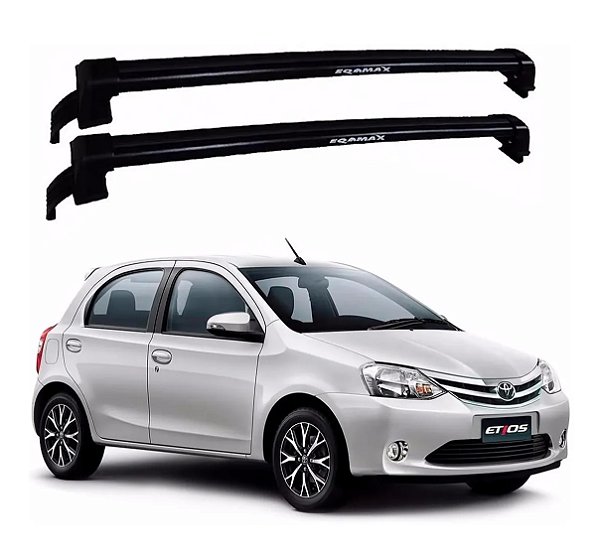 RACK EQMAX NEW WAVE TOYOTA ETIOS HATCH 2013 2014 2015 2016 2017 2018 2019 2020 2021 - PRETO