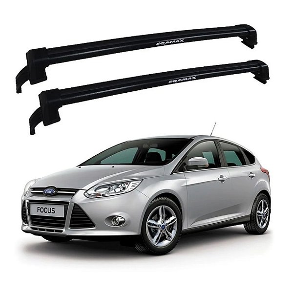 RACK EQMAX NEW WAVE FORD FOCUS HATCH // SEDAN 2014 2015 2016 2017 2018 2019 - PRETO