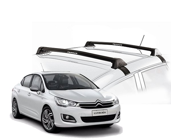 RACK EQMAX NEW WAVE CITROEN C4 LOUNGE 2014 2015 2016 2017 2018 - PRETO