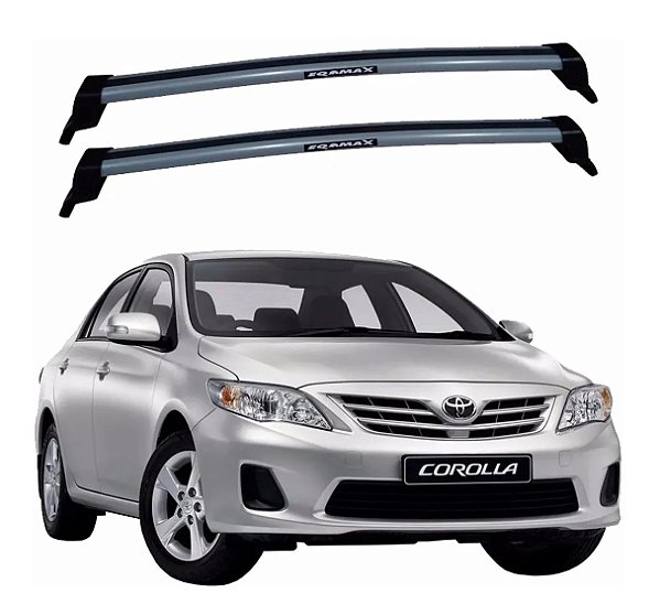 RACK EQMAX NEW WAVE TOYOTA COROLLA 2009 2010 2011 2012 2013 2014 - CINZA