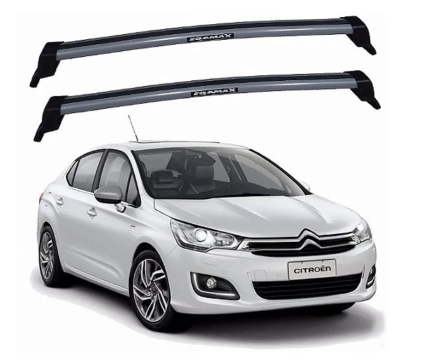 RACK EQMAX NEW WAVE CITROEN C4 LOUNGE 2014 2015 2016 2017 2018 - CINZA