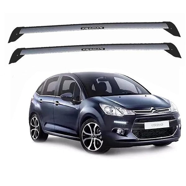 RACK EQMAX NEW WAVE CITROEN C3 2013 2014 2015 2016 2017 2018 2019 (TETO ZENITH) - CINZA