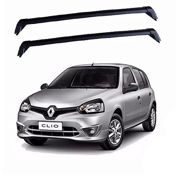 RACK EQMAX WAVE RENAULT CLIO 4P HATCH // SEDAN 2000 2001 2002 2003 2004 2005 2006 2007 2008 2009 2010 2011 2012 2013 2014 2015 2016 - PRETO