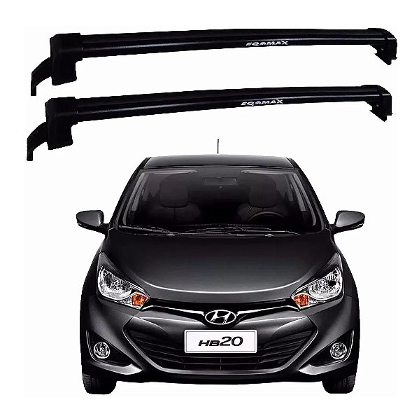 RACK EQMAX NEW WAVE HYUNDAI HB20 HATCH 2014 2015 2016 2017 2018 2019 - PRETO