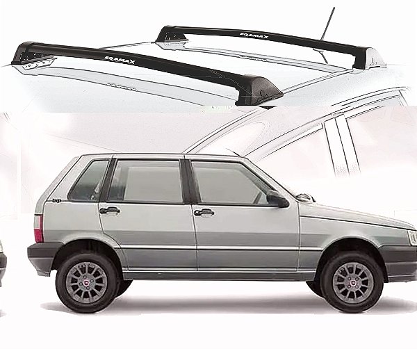 RACK EQMAX WAVE FIAT UNO MILLE 4P 2005 2006 2007 2008 2009 2010 2011 2012 2013 - PRETO