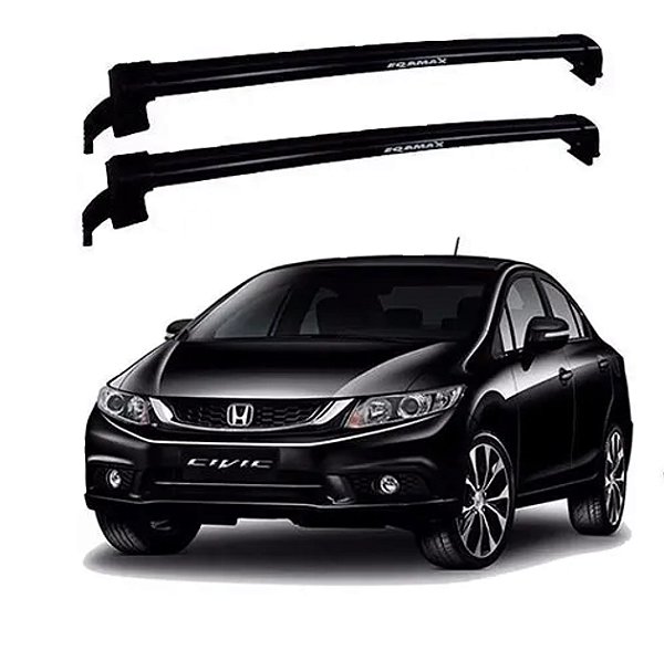 RACK EQMAX NEW WAVE HONDA CIVIC 2012 2013 2014 2015 2016 - PRETO