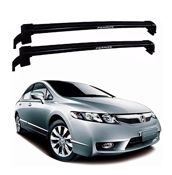RACK EQMAX NEW WAVE HONDA NEW CIVIC 2006 2007 2008 2009 2010 2011 - PRETO