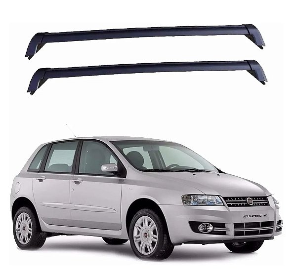 RACK EQMAX WAVE FIAT STILO 4P 2003 2004 2005 2006 2007 2008 2009 2010 2011 2012 - PRETO