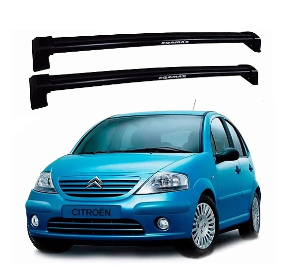 RACK EQMAX WAVE CITROEN C3 4P (PORTA) 2004 2005 2006 2007 2008 2009 2010 2001 2012 - PRETO
