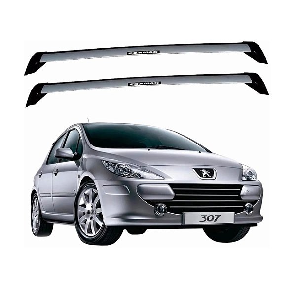 RACK EQMAX WAVE PEUGEOT 307 2002 2003 2004 2005 2006 2007 2008 2010 2011 2012 - CINZA