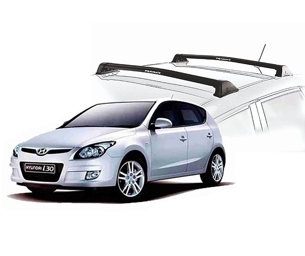 RACK EQMAX NEW WAVE HYUNDAI I30 2009 2010 2011 2012 - PRETO