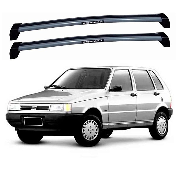 RACK EQMAX WAVE FIAT UNO MILLE 4P 1988 1989 1990 1991 1992 1993 1994 1995 1996 1997 1999 2000 2001 2002 2003 2004 - CINZA