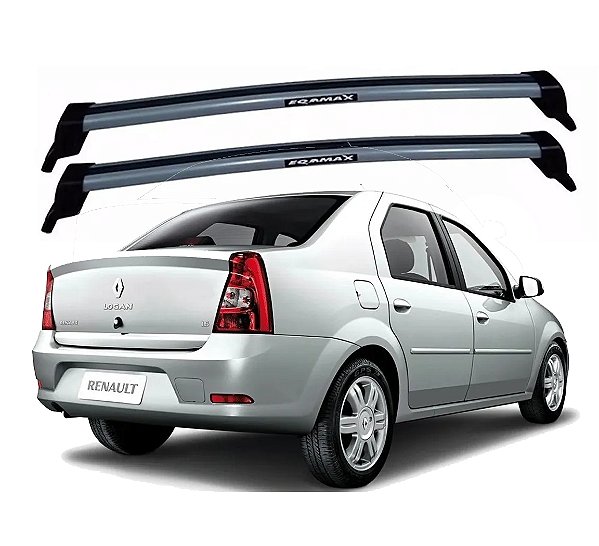 RACK EQMAX NEW WAVE RENAULT LOGAN 4P 2008 2009 2010 2011 2012 2013 - CINZA