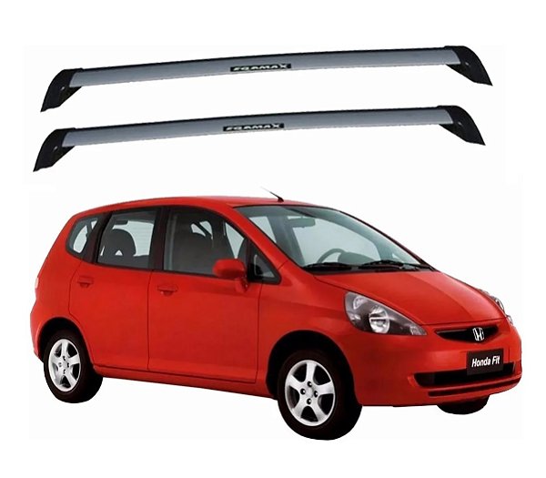 RACK EQMAX NEW WAVE HONDA FIT 2004 2005 2006 2007 2008 - CINZA